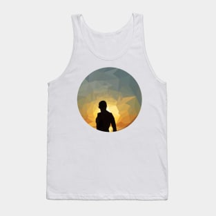 Low poly man Tank Top